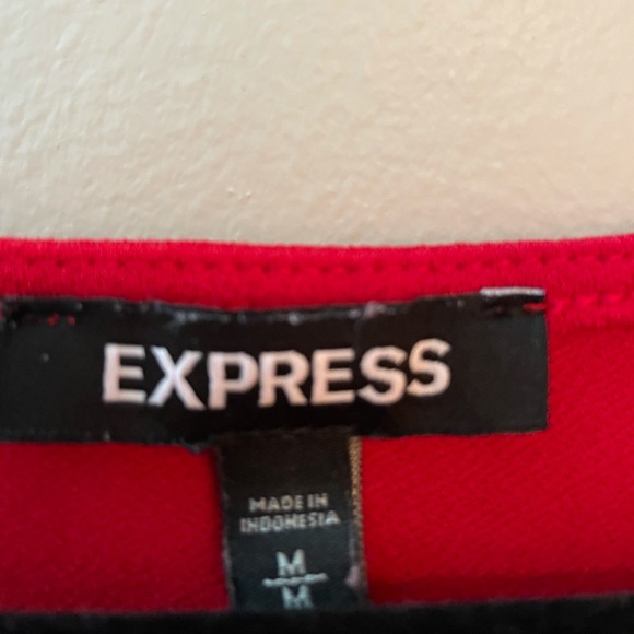 Bright Red Ruffle Sleeve Top - Picture 4 of 4